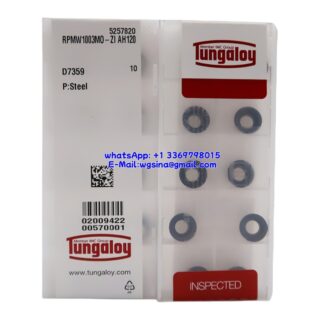Original Tungaloy RPMW1003M0-ZI AH120 Carbide Insert - Round | Hardened Steel (10 PCS)