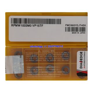 Original Mitsubishi RPMW1003M0 VP15TF Carbide Insert - Round | Steel & More (10 PCS)