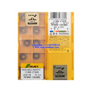 Original DIJET RPMW1003MO JC5118 Carbide Insert - Round (10 PCS)