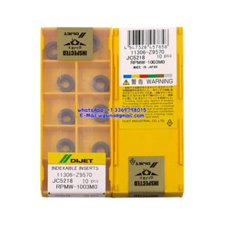 Original DIJET RPMW1003MO JC5218 Carbide Insert - Round (10 PCS)