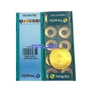 Original TaeguTec 1606-M TT9080 Carbide Insert | Stainless Steel & More (10 PCS) RYMX RYMX 1606-M TT9080