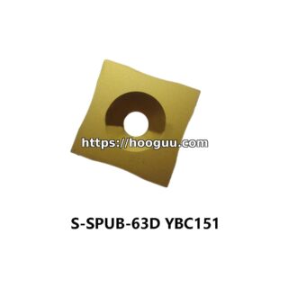 Original ZCC-CT S-SPUB-63D YBC151 Carbide Grooving/Parting Insert - Square | Steel, Aluminum (10 PCS)