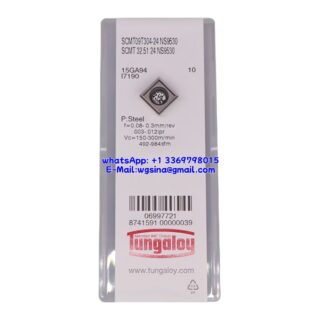 Original Tungaloy SCMT09T304-24-NS9530 NS9530 Carbide Insert - Square (10 PCS)