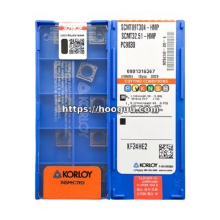 Original Korloy SCMT09T304-HMP PC9030 Carbide Turning Insert - Square | Steel & More
