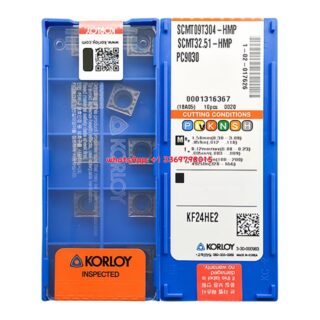 Original Korloy SCMT09T304-HMP PC9030 Carbide Turning Insert - Square | Steel & More (10 PCS)