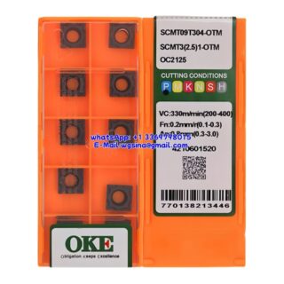 Original OKE SCMT09T304-OTM OC2125 Carbide Insert - Square (10 PCS)