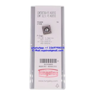 Original Tungaloy SCMT09T304-PS-NS9530 NS9530 Carbide Insert - Square (10 PCS)