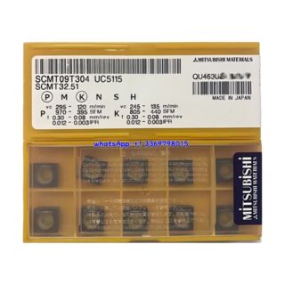 Original Mitsubishi SCMT09T304 UC5115 Carbide Insert - Square | Steel (10 PCS)