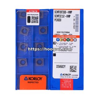 Original Korloy SCMT09T308-HMP PC9030 Carbide Turning Insert - Square | Steel, Stainless Steel