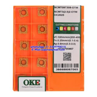 Original OKE SCMT09T308-OTM OC2025 Carbide Insert - Square (10 PCS)