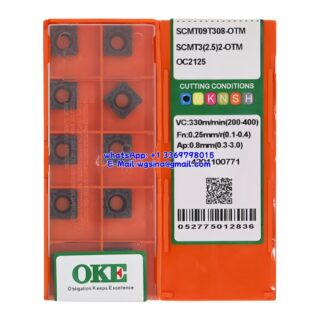 Original OKE SCMT09T308-OTM OC2125 Carbide Insert - Square (10 PCS)