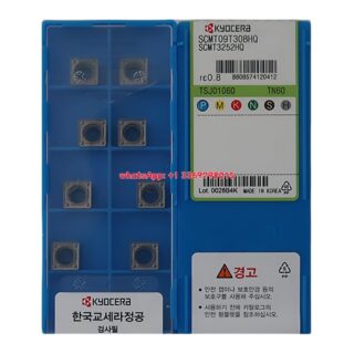 Original Kyocera SCMT09T308-HQ Carbide Turning Insert - Square (10 PCS) TN60 SCMT09T308-HQ TN60