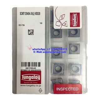 Original Tungaloy SCMT120404-24 NS530 Carbide Insert - Square (10 PCS)