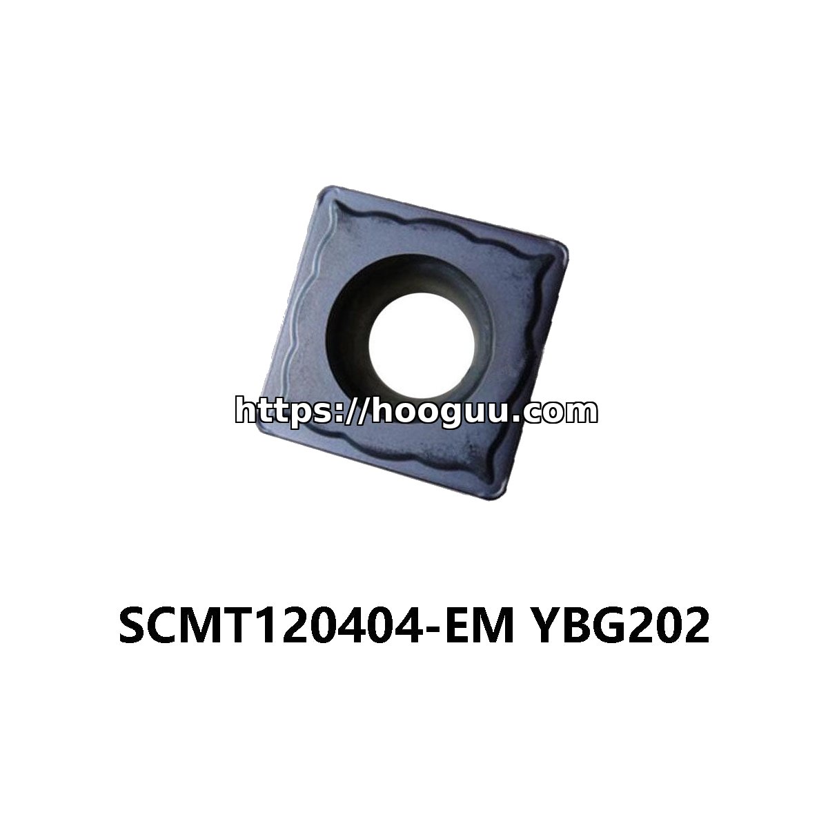 Original ZCC-CT SCMT120404-EM YBG202 Carbide Insert - Square | Steel, Stainless Steel (10 PCS) - Image 2