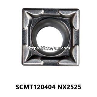 Original Mitsubishi SCMT120404 NX2525 Carbide Turning Insert - Square | Steel (10 PCS)