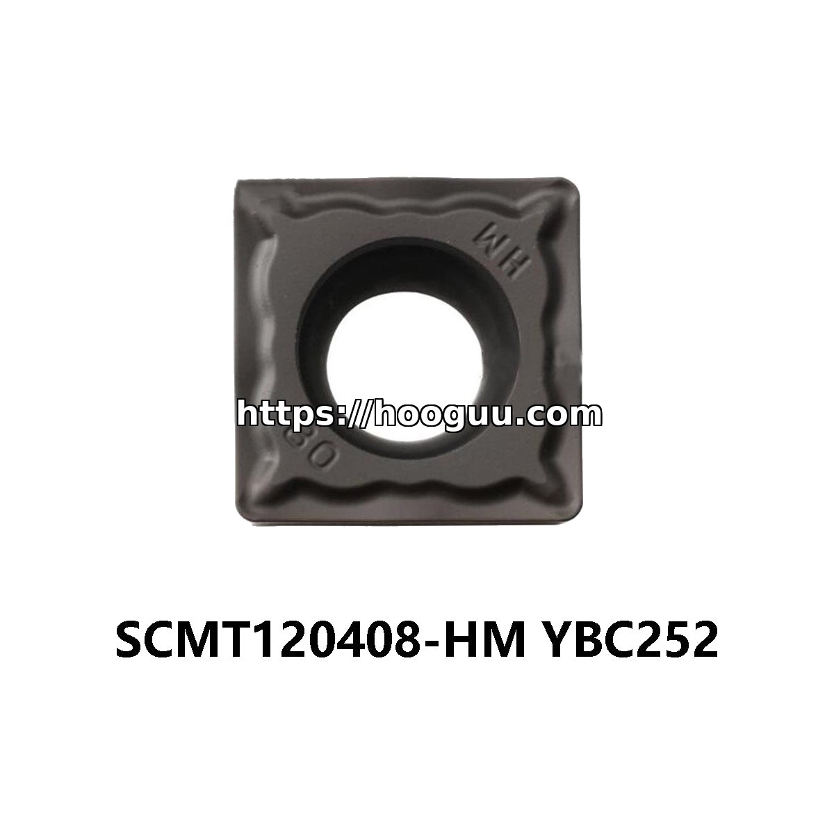 Original ZCC-CT SCMT120408-HM YBC252 Carbide Insert - Square | Steel & More (10 PCS) - Image 2