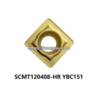 Original ZCC-CT SCMT120408-HR YBC151 Carbide Turning Insert - Square | Steel (10 PCS)