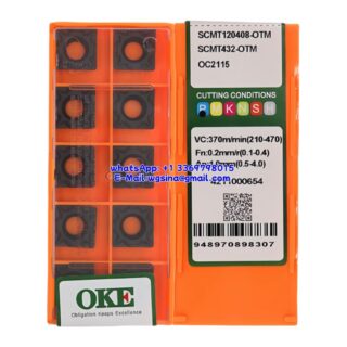 Original OKE SCMT120408-OTM OC2115 Carbide Insert - Square (10 PCS)