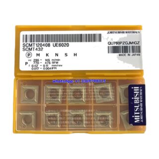 Original Mitsubishi SCMT120408 UE6020 Carbide Insert - Square (10 PCS)