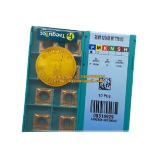 Original TaeguTec 120408 TT9080 Carbide Insert | Stainless Steel & More (10 PCS) SCMT SCMT 120408 PC TT9080