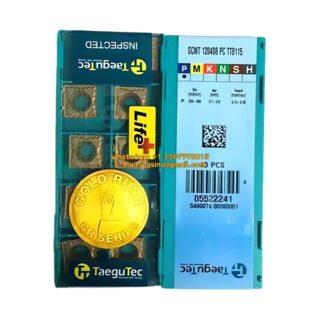 Original TaeguTec 120408 TT8115 Carbide Insert (10 PCS) SCMT SCMT 120408 PC TT8115