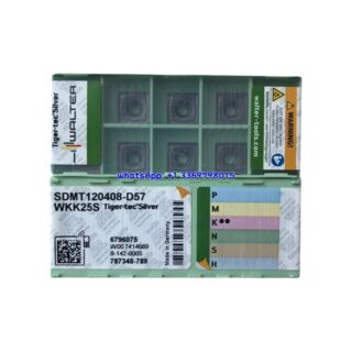 Original Walter SDMT120408-D57 Carbide Turning Insert - Square (10 PCS) WKK25S SDMT120408-D57 WKK25S