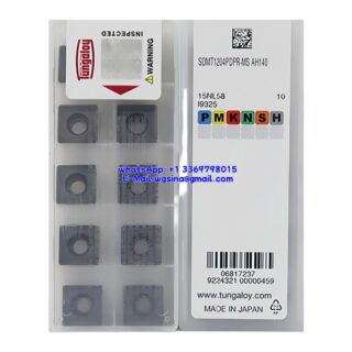 Original Tungaloy SDMT1204PDPR-MS AH140 Carbide Insert - Square (10 PCS)