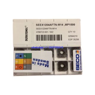 Original Seco SEEX1204AFTN-M14 MP1500 Carbide Turning Insert - Square (10 PCS)