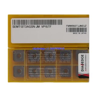 Original Mitsubishi SEMT13T3AGSN-JM VP15TF Carbide Insert - Square | Steel, Stainless Steel (10 PCS)