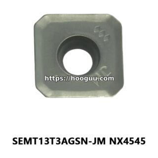 Original Mitsubishi SEMT13T3AGSN-JM NX4545 Carbide Milling Insert - Square (10 PCS)