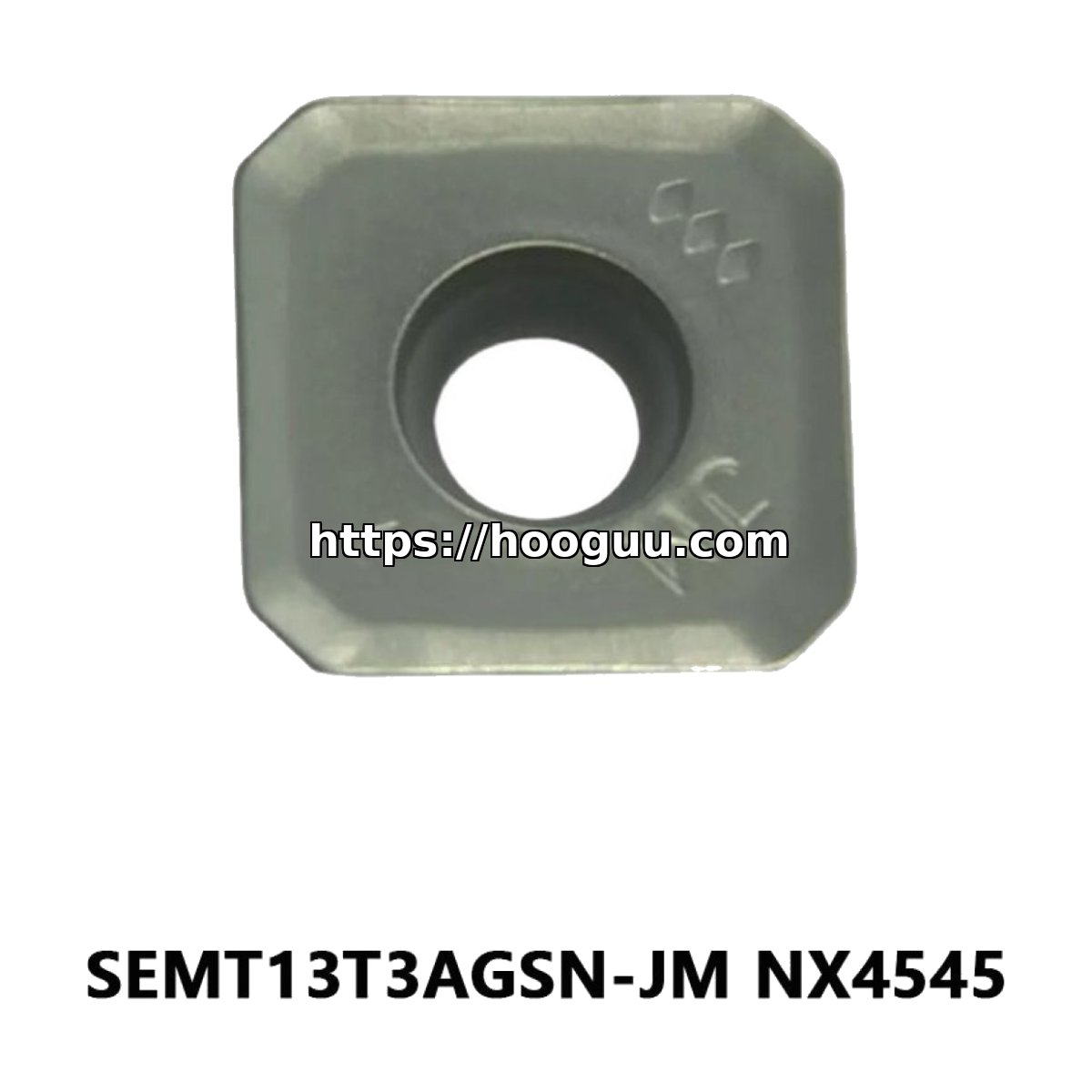 Original Mitsubishi SEMT13T3AGSN-JM NX4545 Carbide Milling Insert - Square (10 PCS)