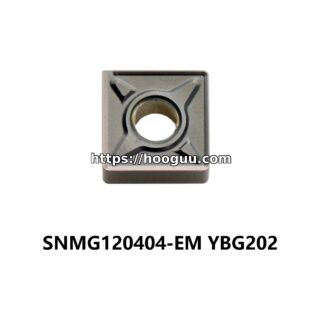 Original ZCC-CT SNMG120404-EM YBG202 Carbide Turning Insert - Square | Steel, Stainless Steel (10 PCS)