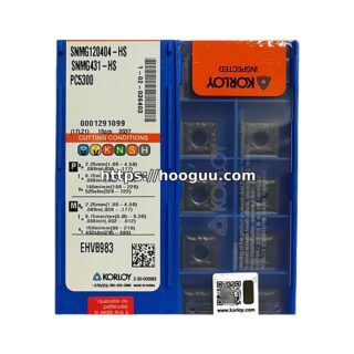 Original Korloy SNMG120404-HS PC5300 Carbide Turning Insert - Square | Steel & More