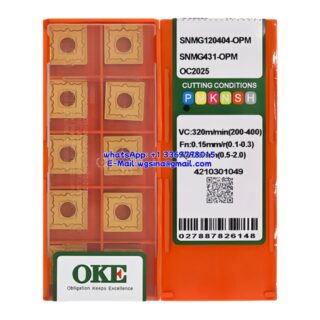 Original OKE SNMG120404-OPM OC2025 Carbide Insert - Square (10 PCS)