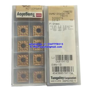 Original Tungaloy SNMG120404-TM T9015 Carbide Insert - Square (10 PCS)