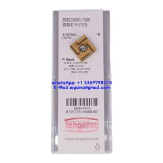 Original Tungaloy SNMG120404R-S-T9125 T9125 Carbide Insert - Square | Steel (10 PCS)
