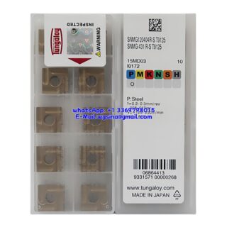 Original Tungaloy SNMG120404R-S T9125 Carbide Insert - Square | Steel (10 PCS)
