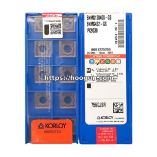 Original Korloy SNMG120408-GS PC9030 Carbide Turning Insert - Square | Steel & More