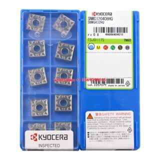 Original Kyocera SNMG120408-HQ Carbide Insert - Square (10 PCS) TN60 SNMG120408-HQ TN60