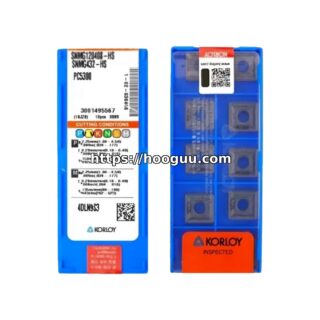 Original Korloy SNMG120408-HS PC5300 Carbide Turning Insert - Square | Steel & More