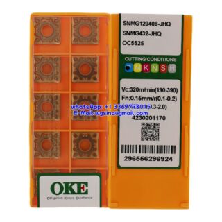 Original OKE SNMG120408-JHQ OC5525 Carbide Insert - Square (10 PCS)
