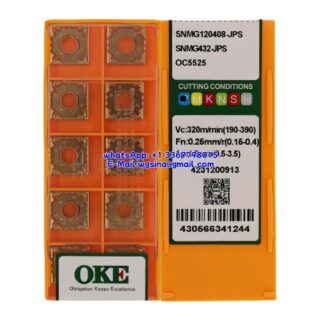 Original OKE SNMG120408-JPS OC5525 Carbide Insert - Square (10 PCS)