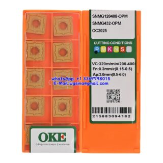 Original OKE SNMG120408-OPM OC2025 Carbide Insert - Square (10 PCS)