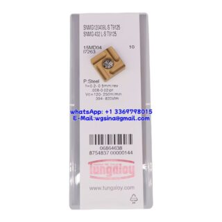 Original Tungaloy SNMG120408L-S-T9125 T9125 Carbide Insert - Square | Steel (10 PCS)