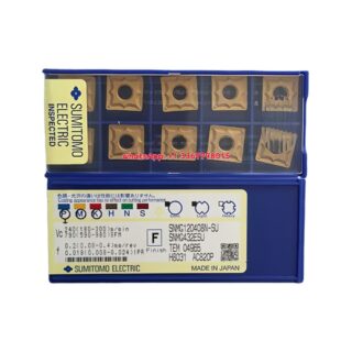 Original Sumitomo SNMG120408N-SU AC820P Carbide Insert - Square | Steel (10 PCS)