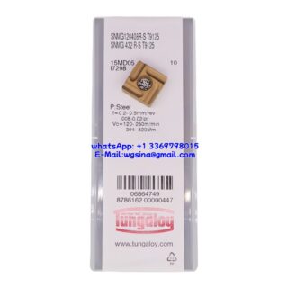 Original Tungaloy SNMG120408R-S-T9125 T9125 Carbide Insert - Square | Steel (10 PCS)