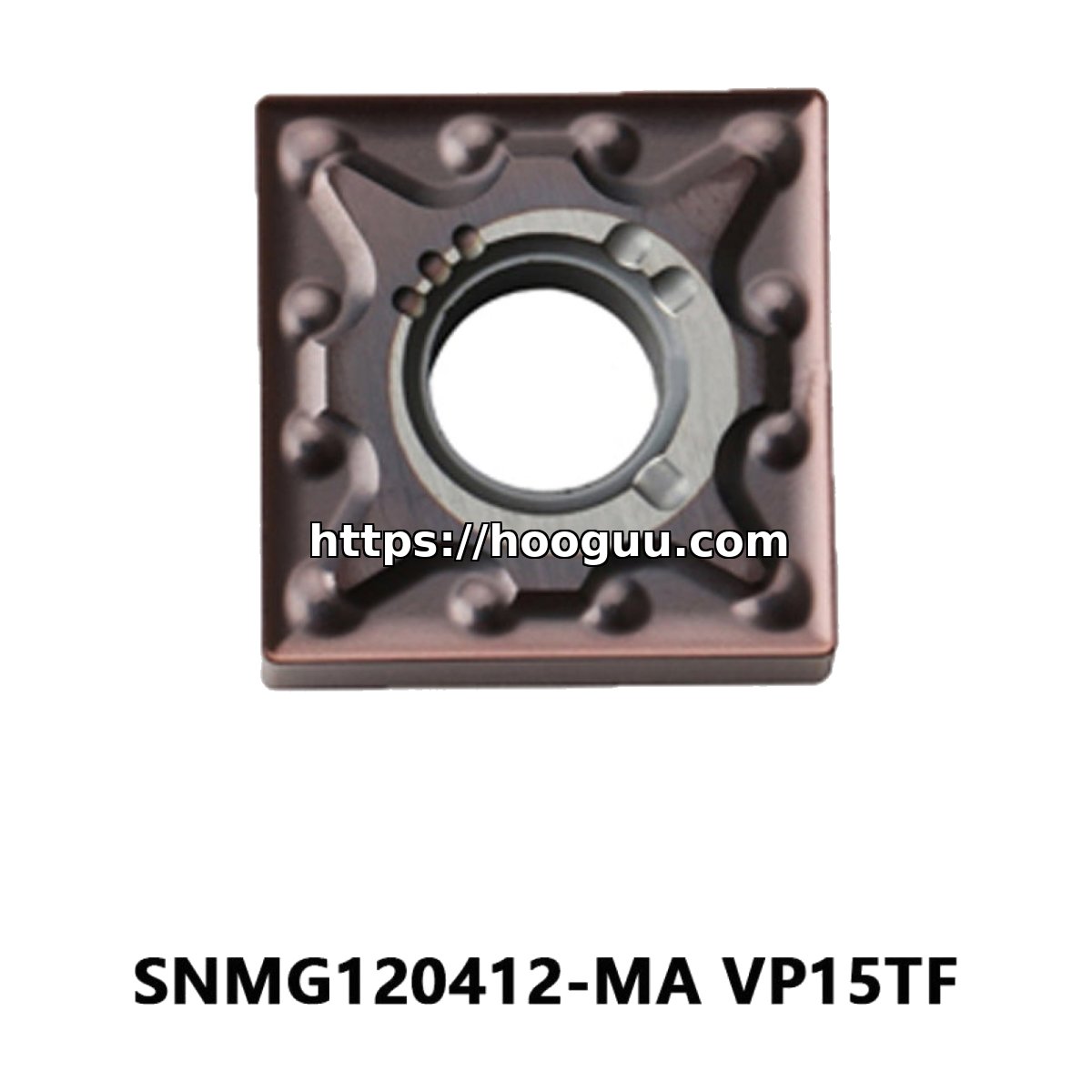 Original Mitsubishi SNMG120412-MA VP15TF Carbide Turning Insert - Square | Steel, Cast Iron (10 PCS)