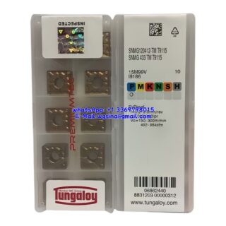 Original Tungaloy SNMG120412-TM T9115 Carbide Insert - Square | Steel (10 PCS)