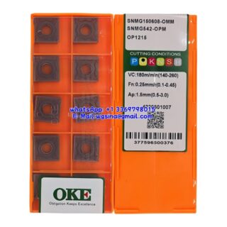 Original OKE SNMG150608-OMM OP1215 Carbide Insert - Square (10 PCS)