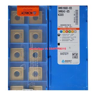 Original Korloy SNMG190608-B25 NC3020 Carbide Turning Insert - Square | Cast Iron (10 PCS)